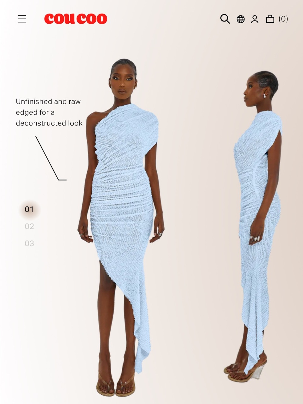 CouCoo Pasu Dress - Cream